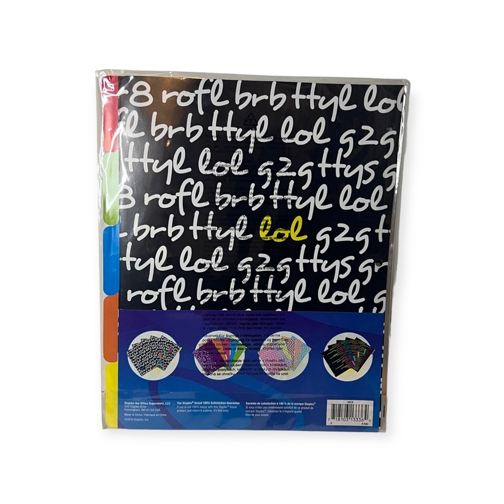 Staples Binder Dividers